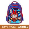 Labubu Školní taška Kreslená školní taška Roztomilá 16palcová Velkokapacitní 3D Tvrdá skořepina Školní taška Batoh