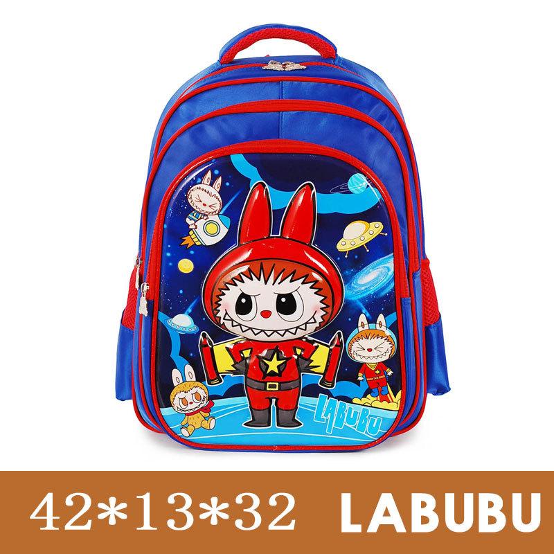 Labubu School Bag Cartoon School Bag Cute 16 Inch Large Capacity 3D Hard Shell School Bag Backpack