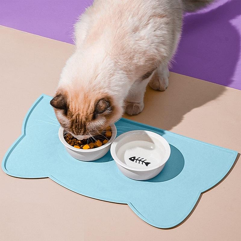 Premium Placemat High Quality Silicone Pet Feeding Dog Cat Bowl Food Mat Non-Stick Waterproof Pet Food Feeding Pad Puppy Feeder Tray Water Cushion