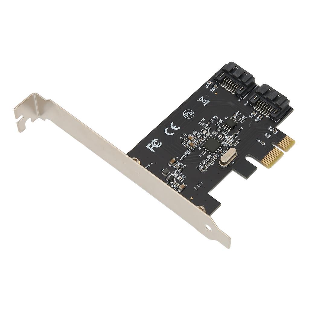 PCIe SATA 3.0 Controller Card 2 Port PCIe to SATA III 6Gbps Support IDE AHCI Interface PCIe to SATA Adapter Card