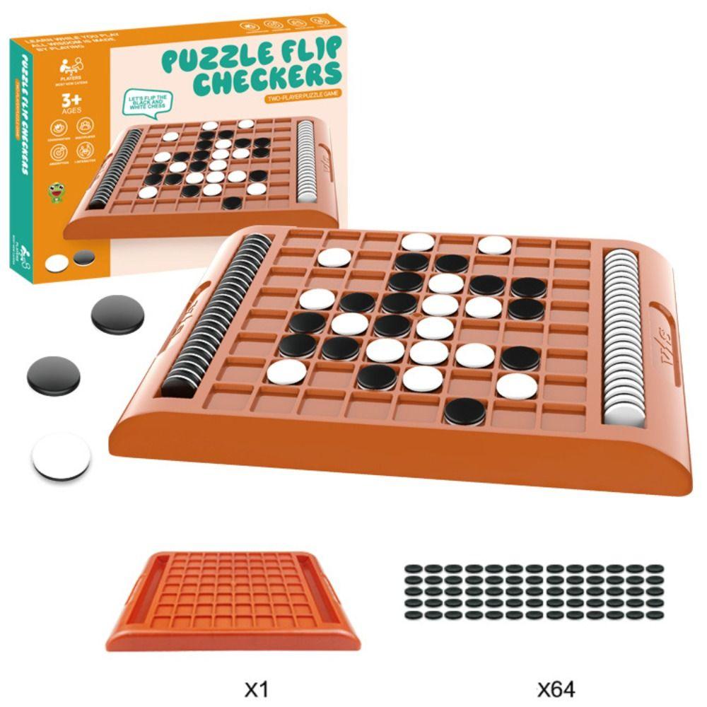 Touch Flip Kid Overturn Chess Parent-Child Interactive Reversi Strategy Board Game  Travel