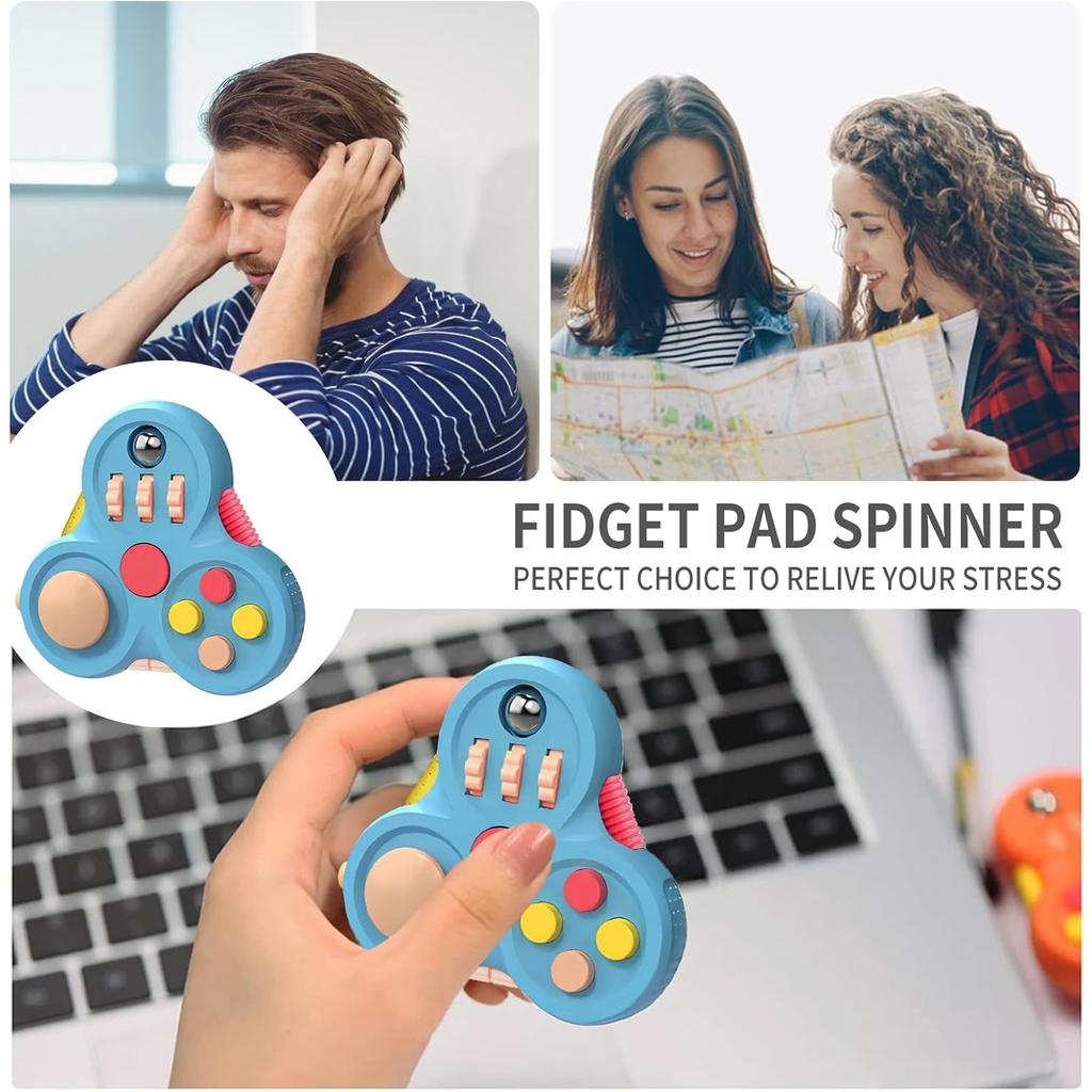 Fidget Toys, Fidget Pad Fidgets, Autism Figette Cubes, Cool Fidget Clicker Controller Desk Toys, Anxiety Relief Stress ADHD Toys, Sensory Fidget Cubes