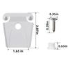 Comprehensive Repair Cooler Latches Kit Hinges Replacement