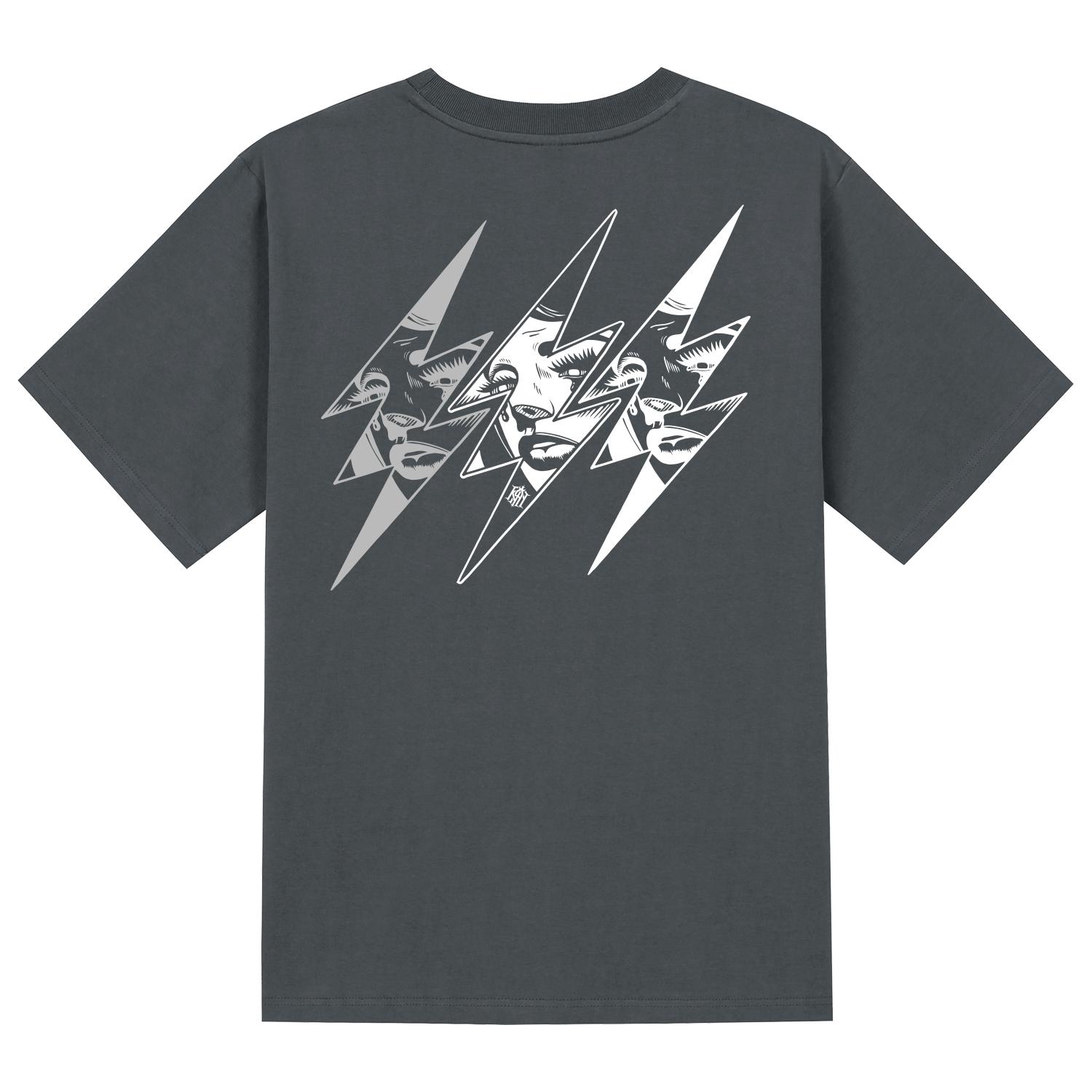 Khan 6312 Ktg0199 Spark Girls Short Sleeve T-Shirt Gray Gray/L