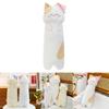 Plush Star Cat Long Animal Pillow With Sleepcap Design For Girls Sleep Relaxation Bedside Support