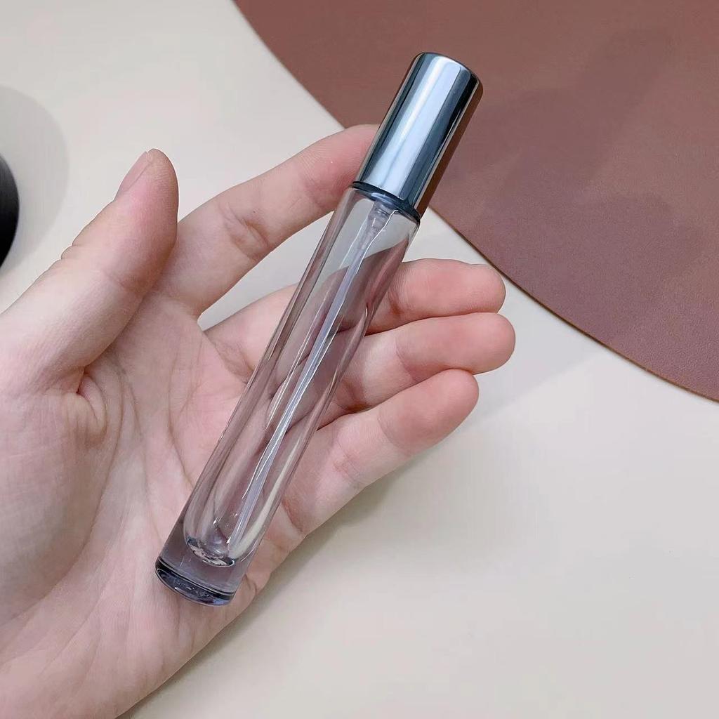 10ml High-End Perfume Bottle Mini Empty Glass Spray Bottle Refillable Portable Sample Dispensing Bottle Atomizer Cosmetic Tool