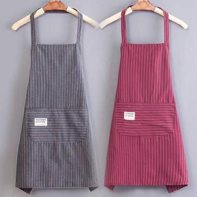 Breathable Stain-Proof Cotton Cooking Apron for Adults
