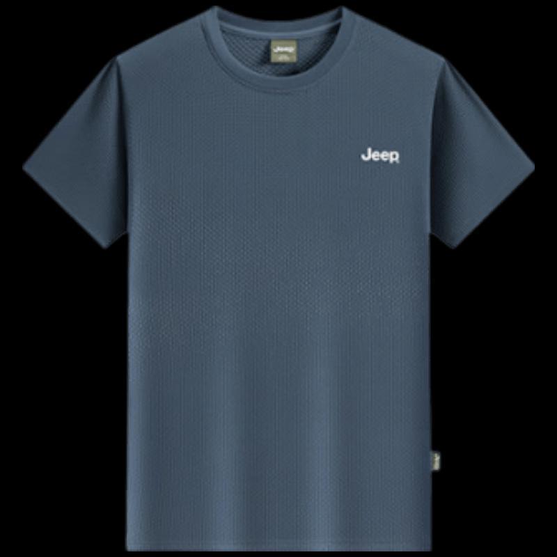 Jeep Men's Summer Round Neck Short Sleeve Top P85DMKT722