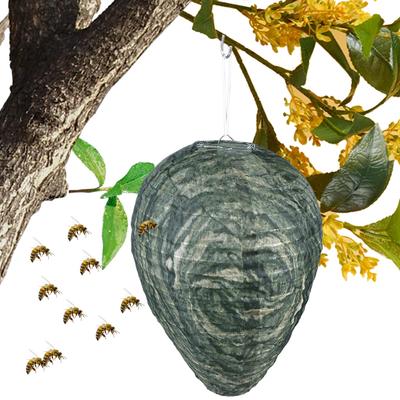 Wespenhorst-Köder Wasserdicht Hängender Wespenhorst Ungiftig Outdoor Fake-Wespenhorst Bienenstock-Laterne Vertreiben Haus- und Hofzubehör