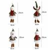 Cartoon Santa Claus Hanging Ornaments Elk Snowman Girl Christmas Tree Decoration  Party Favors