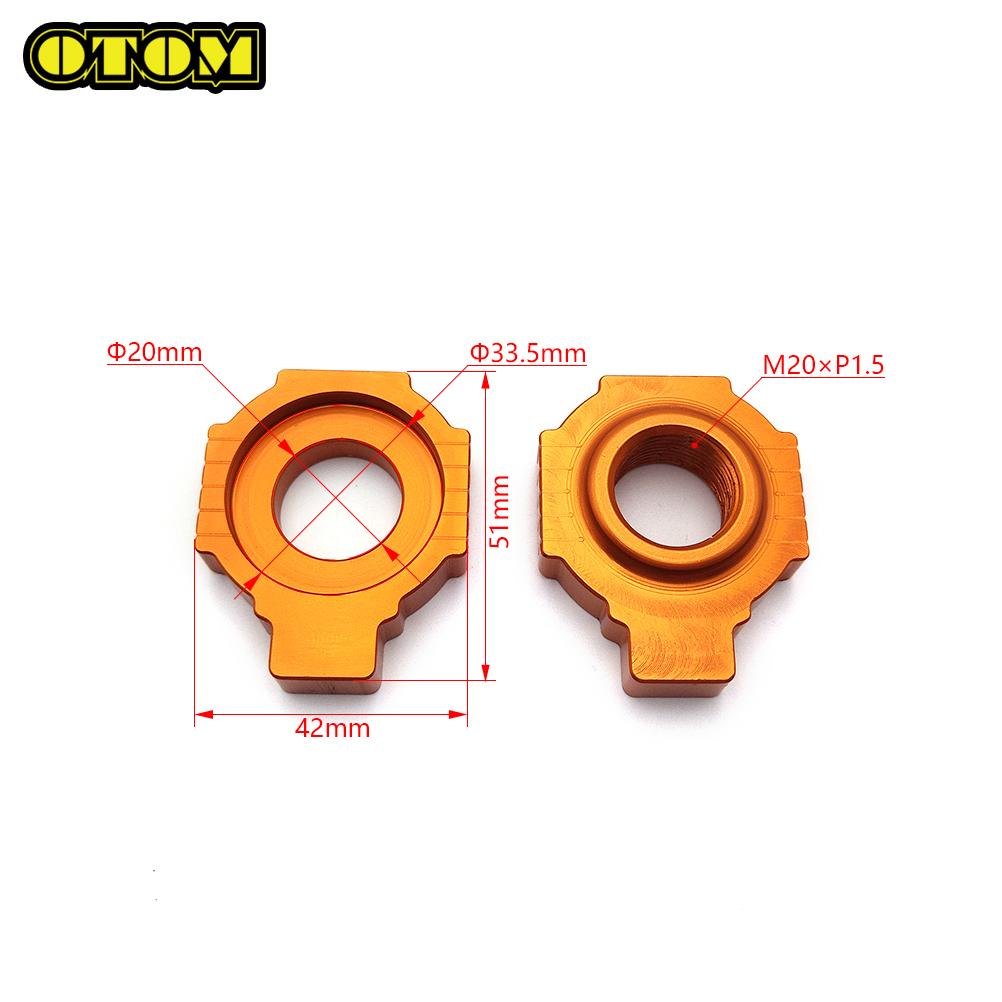 Motorcycle For KTM HUSQVARNA Axle Block Rear Wheel Chain Adjuster Regulator Sliders Tensioner EXC250 EXCF350 FC250 FE450 TE125