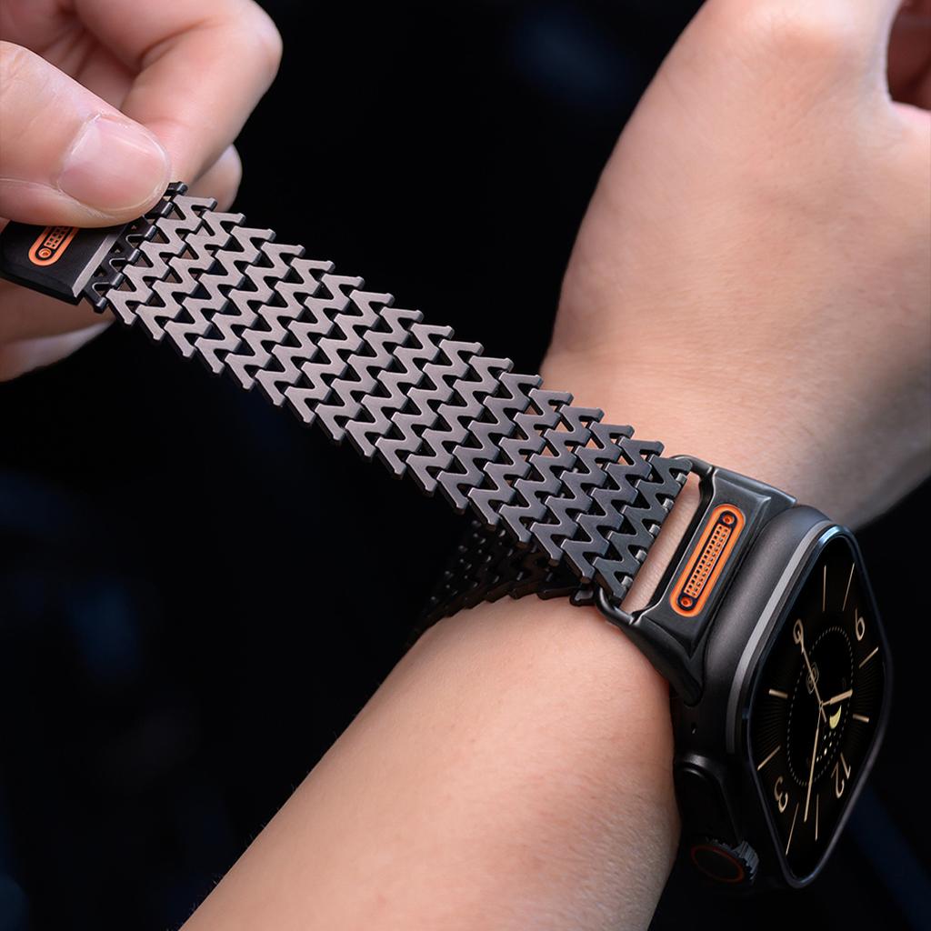 Milanese Magnetic Band for Apple Watch Ultra 2 49mm 46mm 45mm 44mm Stainless Steel Straps for Iwatch 10 9 8 7 Se 6 5 4 Wristband