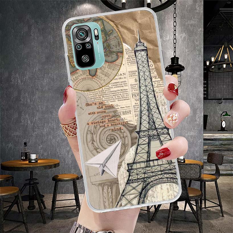 World Map Travel Plans Soft Phone Case For Xiaomi Redmi Note 15 14 14S 13 12 Pro Plus 12S 11 11S 11E 10 10S 11T 5G Fundas Coque