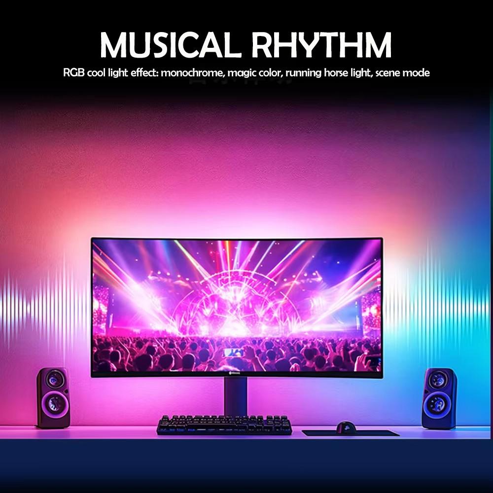 RGB Gaming Lights Strip Monitor Backlight LED Display Sync PC Screen Ambient Lighting APP Synchronization Decor Game Room Party