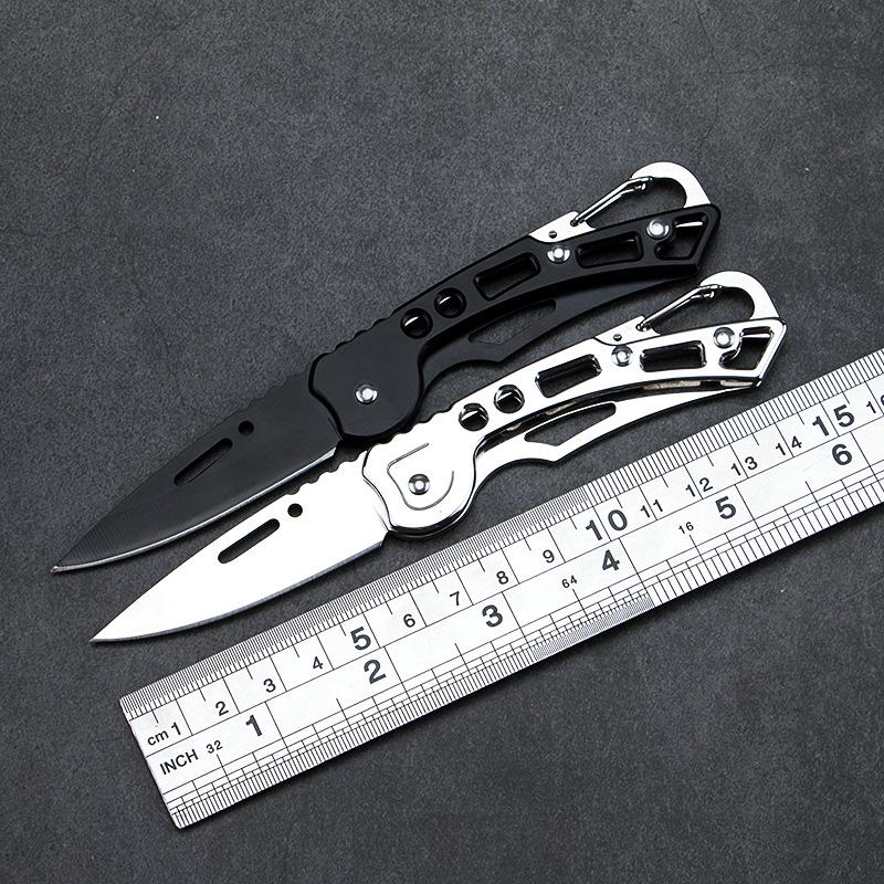 Outdoor Protable Stainless Steel Sharp Paring Folding Knife Pocket EDC Utility Knife for Camping Fruit Cutting Tool