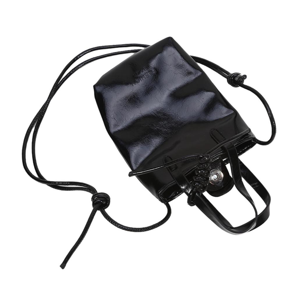 Mini Umhängetasche aus PU-Leder für Damen Koreanische Mode Schultertaschen Damen Einfache Retro Handtaschen Handy Geldbörsen Beutel