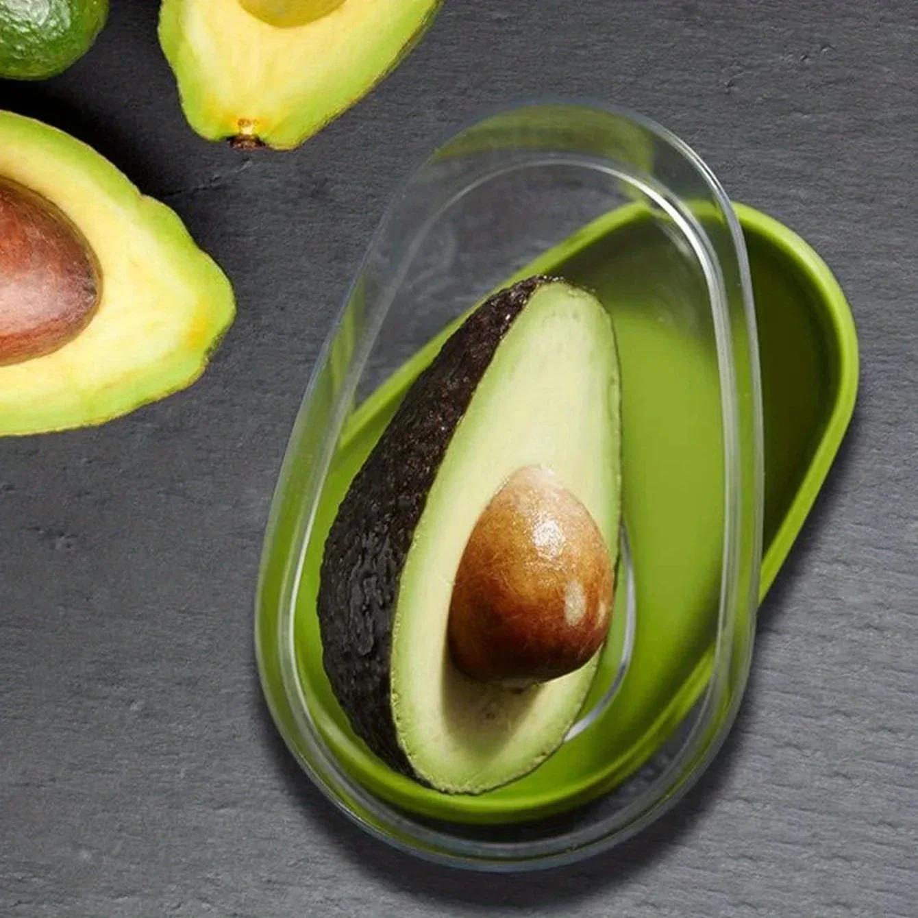 

1 шт.-авокадо Контейнер для хранения свежести Контейнер для хранения свежести авокадо Кухонные аксессуары для хранения Маленький инструмент для авокадо
