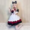 Halloween Dienstmädchen Kostüm Gothic Diablo Rot College Lolita Lolita Kleid