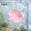Betta Habitat Decor Hammock Shell, Suction Cup Shell with Bow Fish Bed, Shape Resting Spot Bubble Nesting Bed for Tank Pet Enrichment