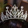 New Luxurious Bride's Crown Wedding Main Thread Alloy Headwear Queen's Crown Award Performance Crown