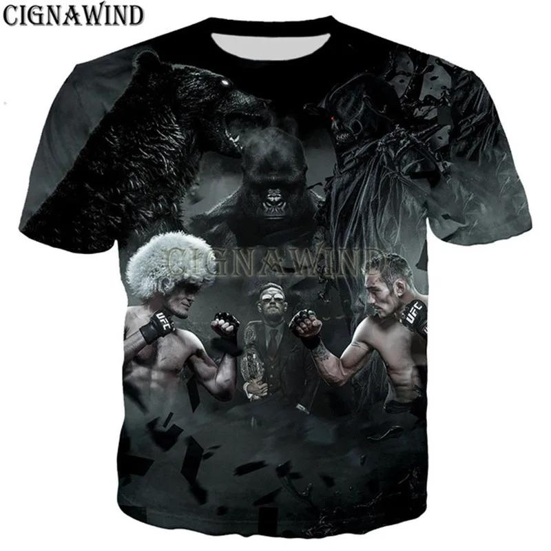 New Arrival Khabib Nurmagomedov/conor Mcgregor T Shirt Men/women 3D Print T-shirts Harajuku Style Tshirt Streetwear Tops