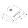 Under-Cabinet Kitchen Hood - 50 Cm Absorber Berdsen Be-10-A Inox