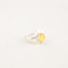 Natural Yellow Cat's Eye Gemstone 925 Sterling Silver Jewelry Handcrafted Ring RR-67-33