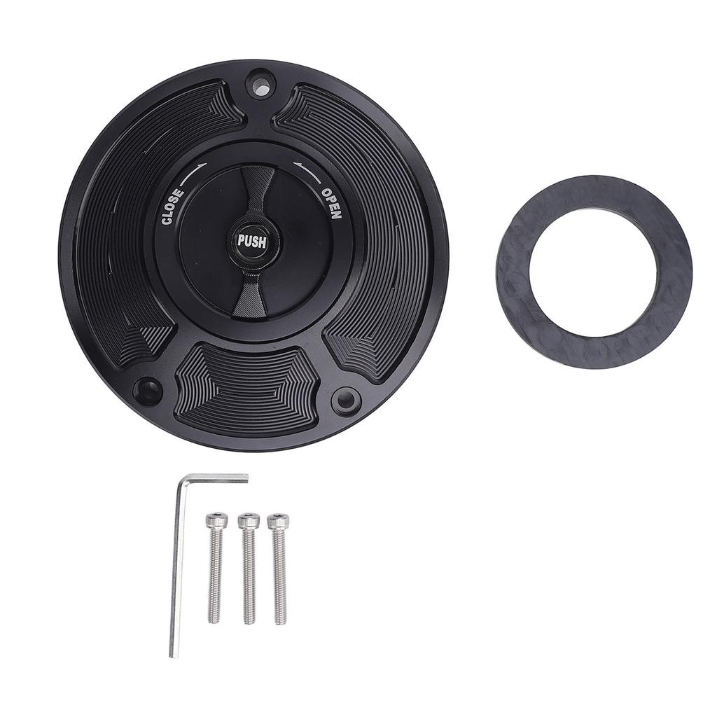 Motorcycle Fuel Tank Cap Aluminium Alloy Leakproof Motorcycle Gas Cover Replacement for CB1000 CB1000R CBR1000RR