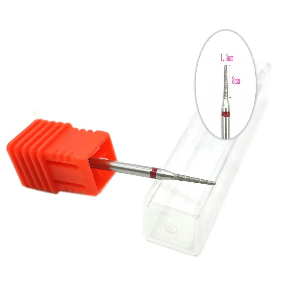 20pcs Diamond Nail Drill Milling Cutter for Manicure Rotary Bits Cuticle Clean Accessory Dental Diamond Burs Polisher 2.35mm