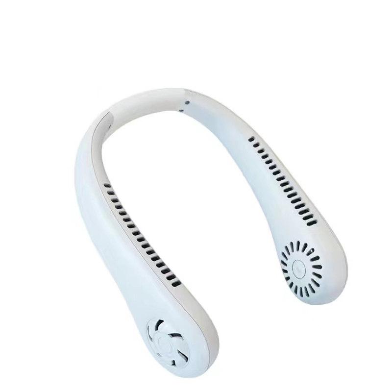 New Mini Neck Portable No Bladeless Hanging Neck Rechargeable Air Cooler 3 Speed Mini Summer Sport Fan