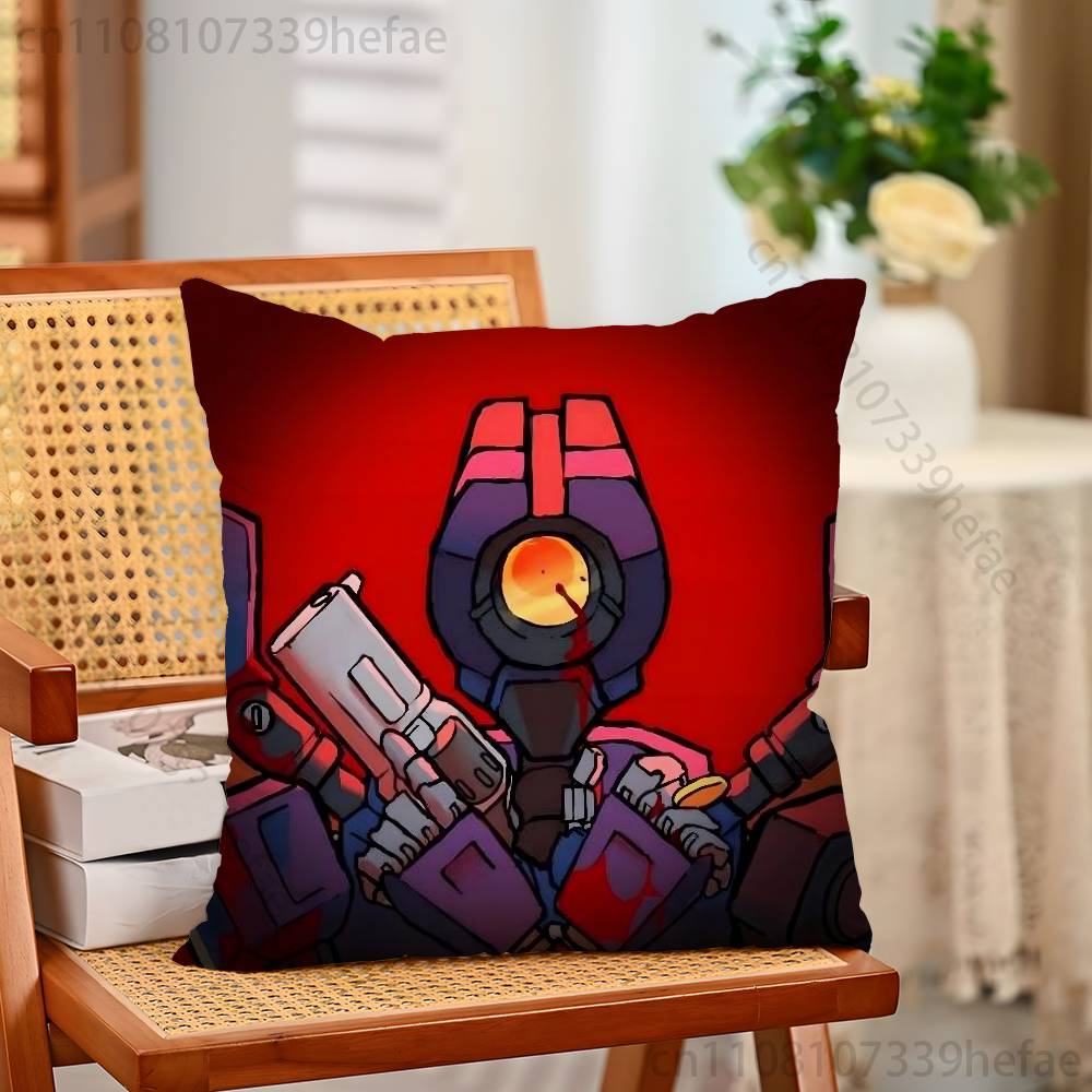 Game UUltrakill Print Polyester Pillow Case for Valentine gift Home Sofa Cushion Cover Decoration Custom