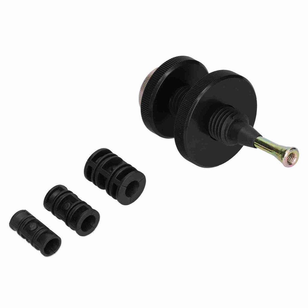 Clutch Alignment Tool with 3‑Adapter Maintenance for Flywheels Without Pilot Bearing