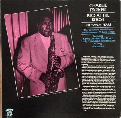 LP Record CHARLIE PARKER - Bird At The Roost: The Savoy Years  SJL1173 Savoy Jazz 1986 US Jazz Used