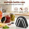 Ergonomic Manual Jar Opener With Slip Resistant Handle Steel Ergonomic Easy Twist-Off Lid Bottle Opener Tool For Senior