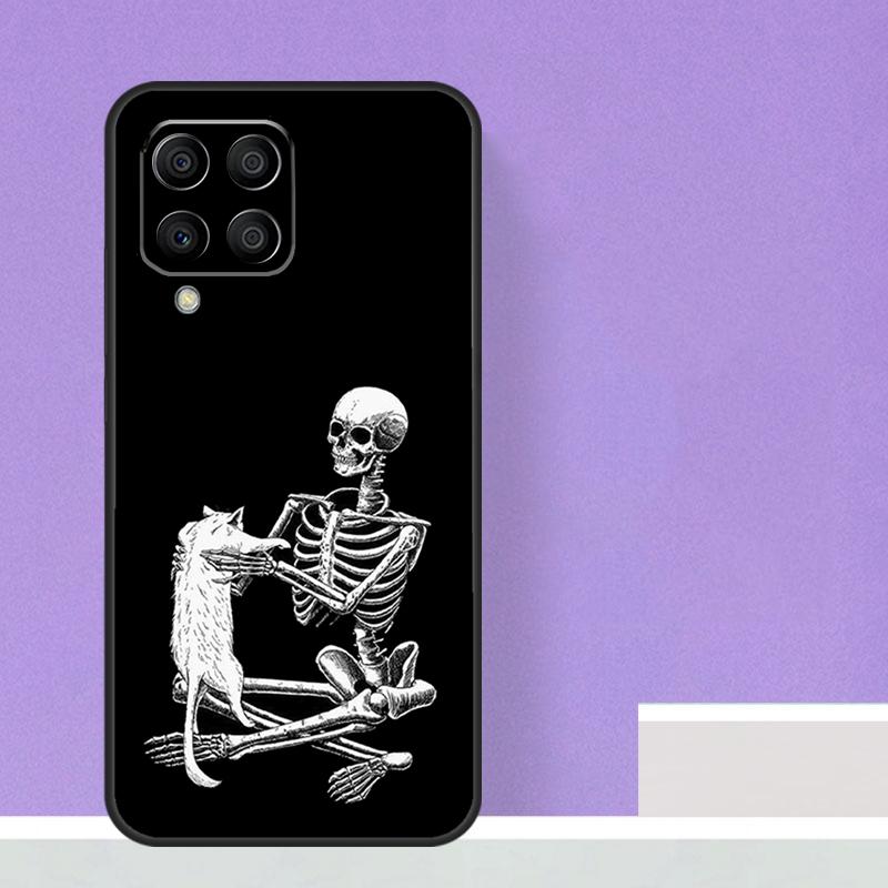 Aesthetics Skeleton Case For Samsung Galaxy M21 M31 M15 M55 M56 M36 M16 M06 M13 M33 M53 M12 M32 M52 M14 M34 M54