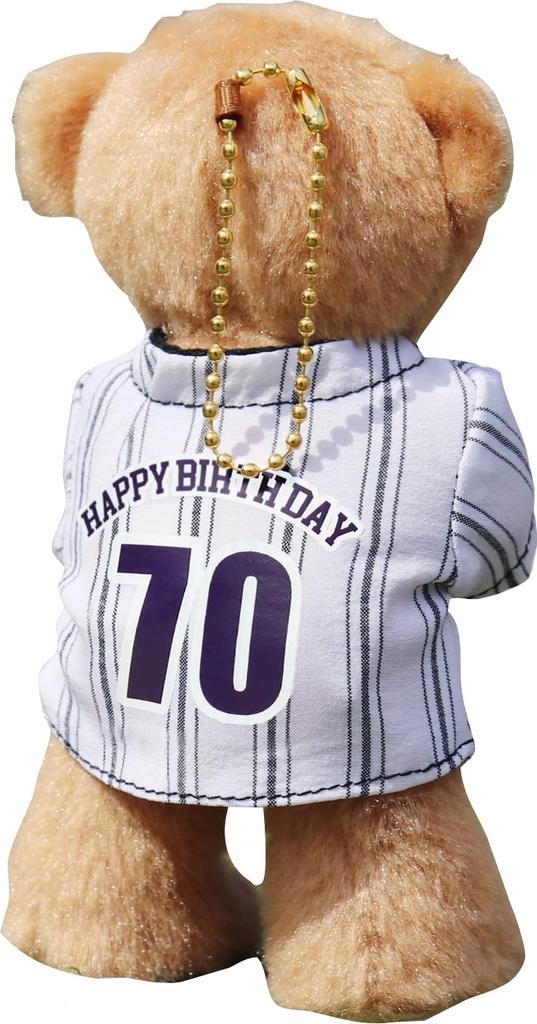 Petit Lou Baseball Longevity Bear 4S 12cm Size (70th Birthday, Normal)