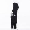 Belle Cie Crazy Cut Skinny Stretch Pants Women's Leggings, (ST/No. 27434) (M, Black)