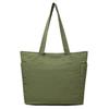 Women's Shoulder Bag Large Capacity Handbag Solid Color Commuter Bag