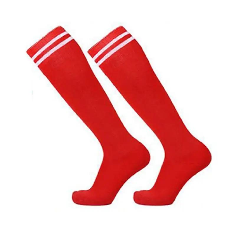 1 Pair Football Sports Socks Long Knee Cotton Spandex Kids Legging Stockings Soccerchildren Socks
