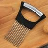 Full Grip Handle Onion Cutter Holder Black Vegetables Cutting Fork  Kitchen Gadgets