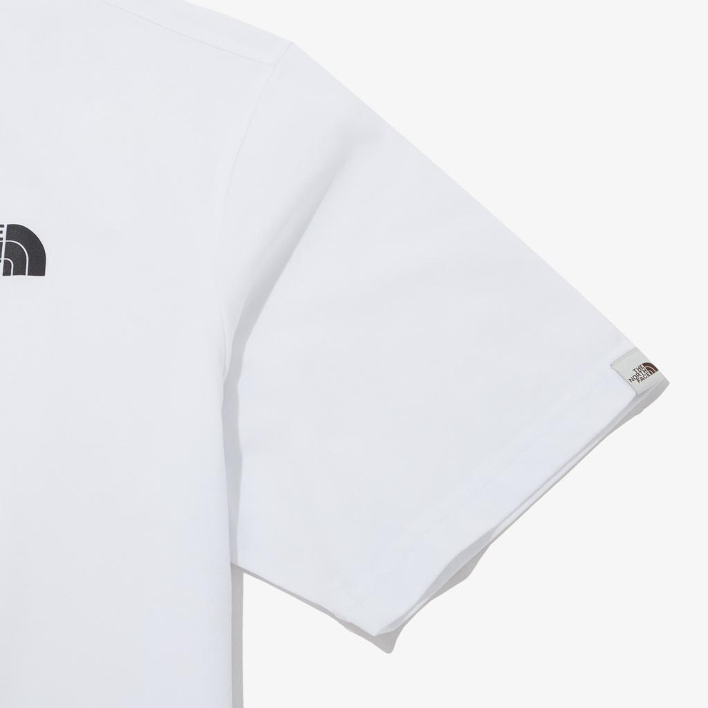 THE NORTH FACE T-Shirts Men's White Crew Neck Moderate Straight Fit NT7UP11K