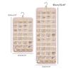 Portable Jewelry Rack with Metal Hook Jewelry Storage Roll for Storing Earrings