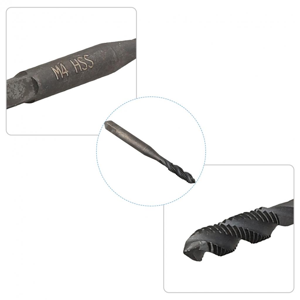 Nitrided Treated Metric Spiral Tap Drill Set for Accurate Threads M3M12