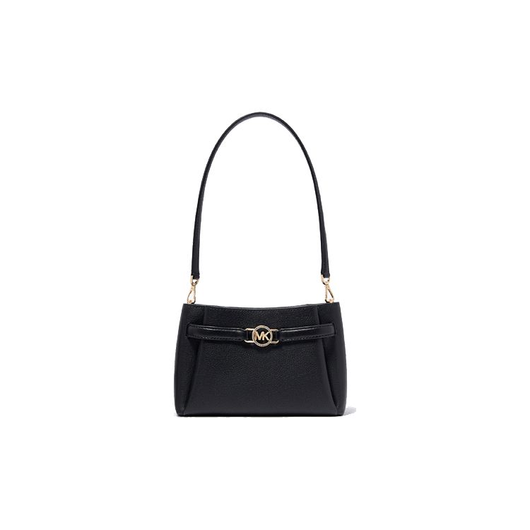 

Michael Kors Classic Commuter Zipper Closure Leather Underarm Bag Baguette Shoulder Bag Small Women Bags Black 32F2GAQC1L-001 Basic Set (Bag+Dust Bag)