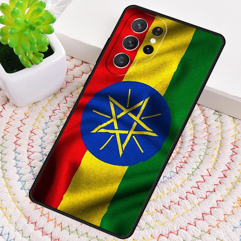 Ethiopia Flag Phone Case for Samsung Galaxy note 10 pro S26 Ultra S23 S24 FE S25 S21 S22 PLUS shockproof Cove