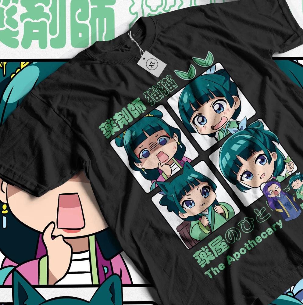 Anime Maomao The Apothecary Diaries Black Tshirt S