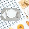 Faux Leather Placemat Heat Resistant Kitchen Drying Mat Waterproof Anti Slip Table Place Mats Table Protector