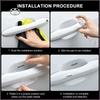 Car Anti-scratch Protective Film Car Door Handle Stickers for TRD Toyota Corolla Auris Yaris Rav4 CHR Camry40 Prius