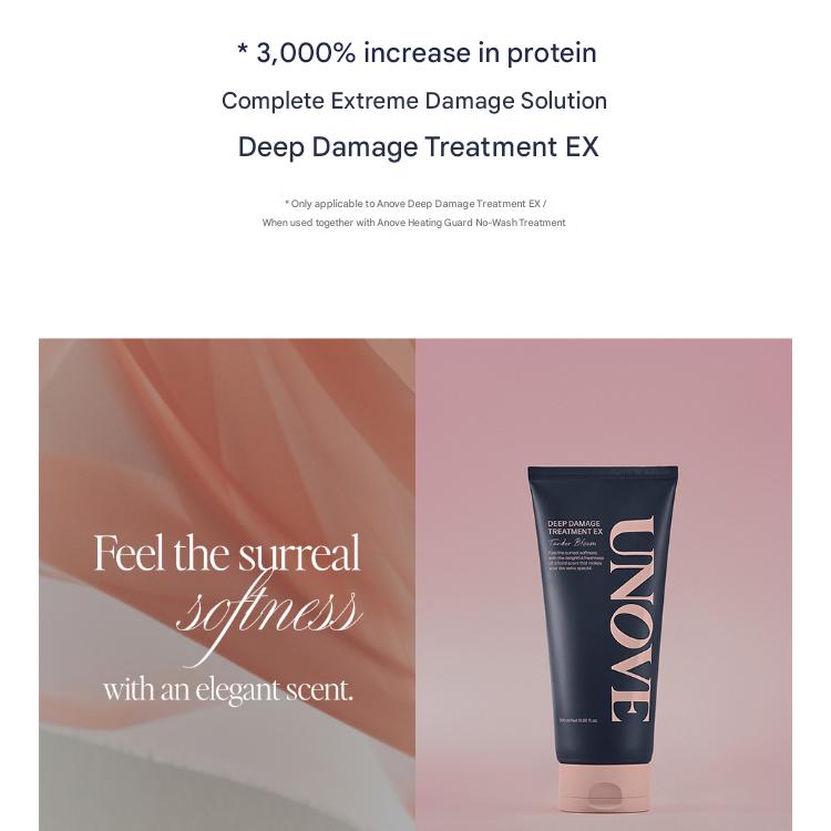 Unove Soin Capillaire Réparateur Intense EX 320 mL (7 possibilités)