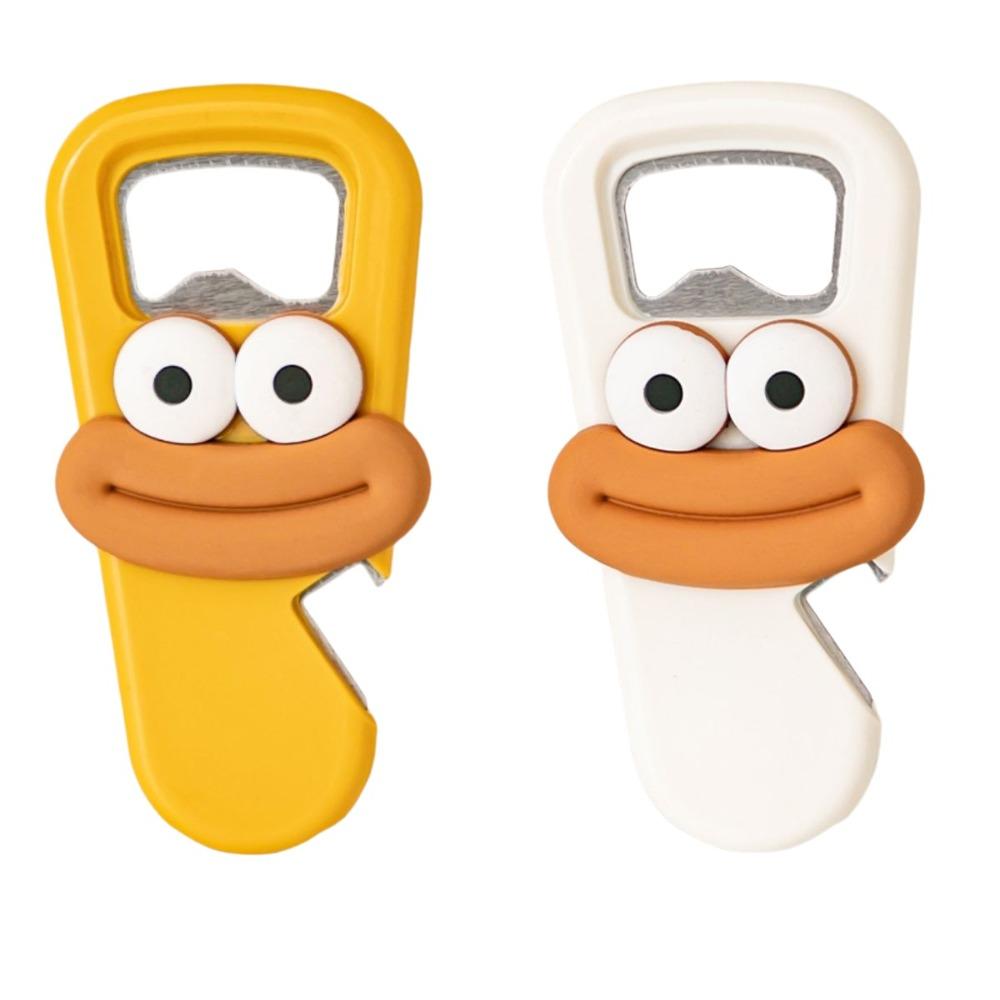 2Pcs/Set Portable Wine Bottle Opener Cartoon Canning Lids Opening Tool Bottle Opener  Restaurants